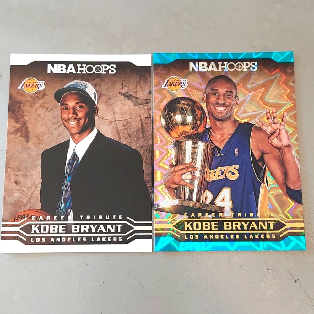 Kobe Bryant career tributes cards
